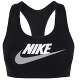 Bustiera femei Nike Swoosh Medium Support Graphic Sports Bra DM0579-010, S, Negru