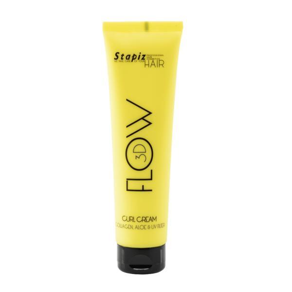 Crema FLOW 3D pentru bucle cu ulei de avocado, colagen si aloe (contine filtru UV) Flow 3D, 150ml