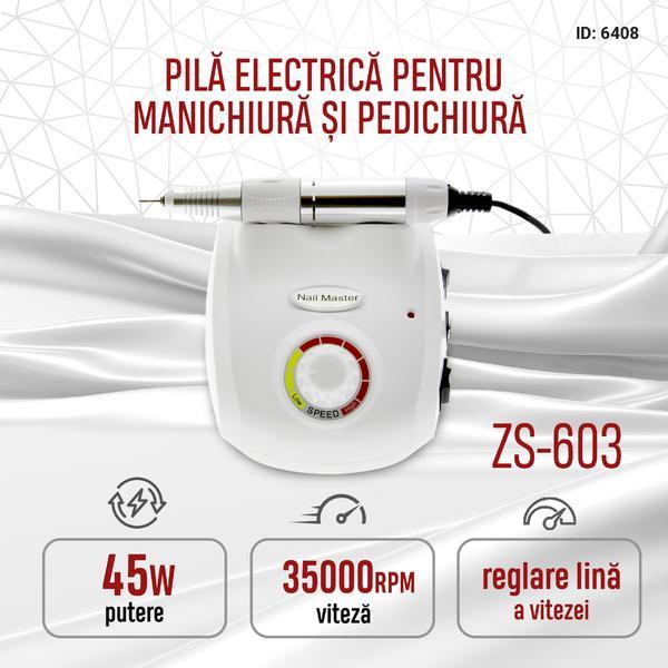 Freza electrica ZS-603 45W 35000 rpm, White