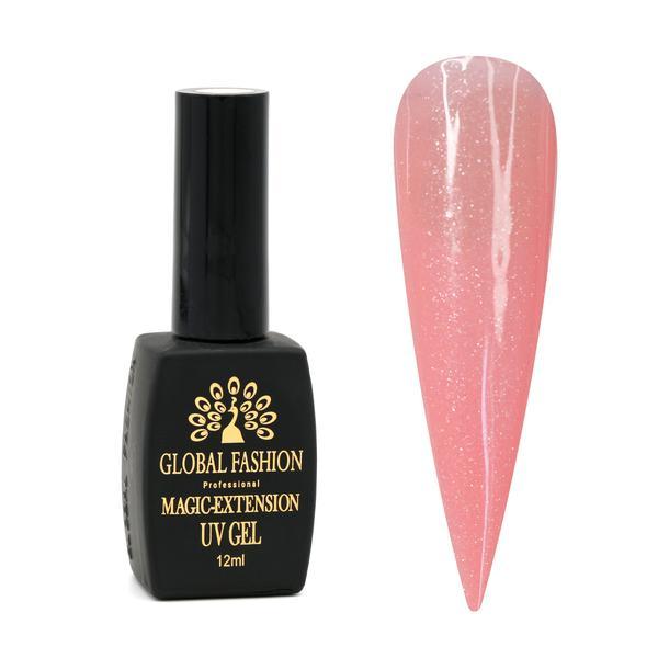 Gel UV pentru constructie, Magic Extension 12 ml, cu glitter, 12