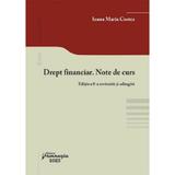 Drept financiar. Note de curs Ed.8 - Ioana Maria Costea, editura Hamangiu