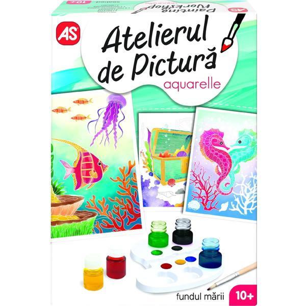 Set creatie: Atelierul de pictura. Aquarelle - Fundul marii