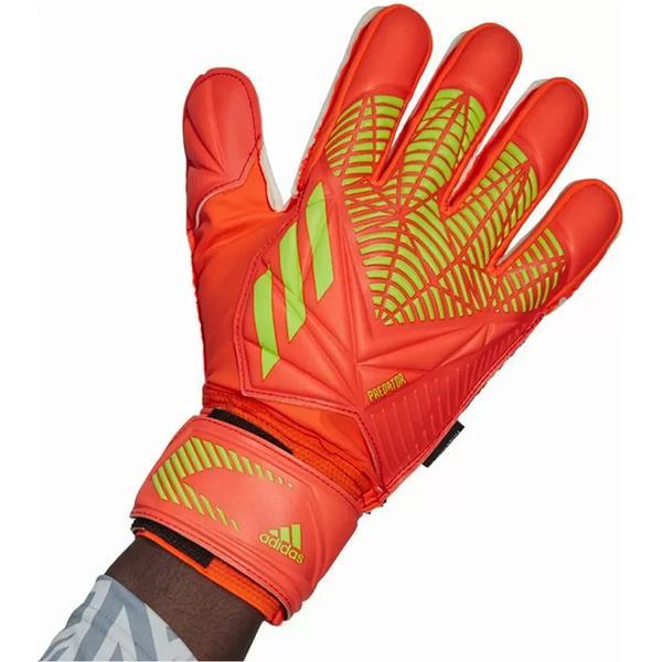 Manusi portar unisex adidas Orange Predator Edge Fingersave Match Gloves HC0621, 10, Multicolor