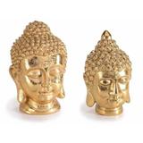 Set 2 figurine polirasina aurie Buddha 15x23 cm