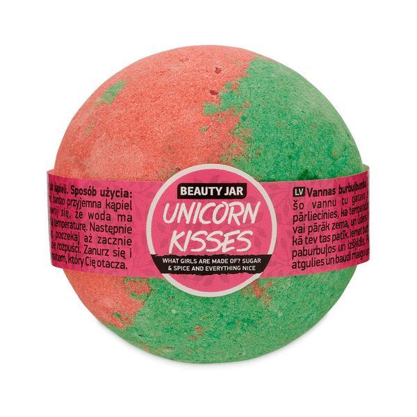 Bila de baie cu capsuni, rubarba, ulei de migdale si vitamina E, Unicorn Kisses, Beauty Jar, 150g