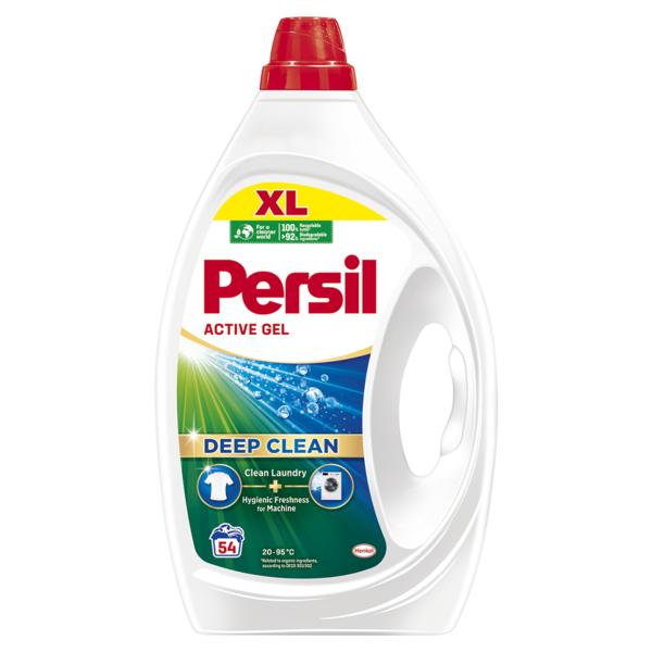 Detergent Lichid pentru Rufe - Persil Regular Active Gel Deep Clean, 54 spalari, 2430ml
