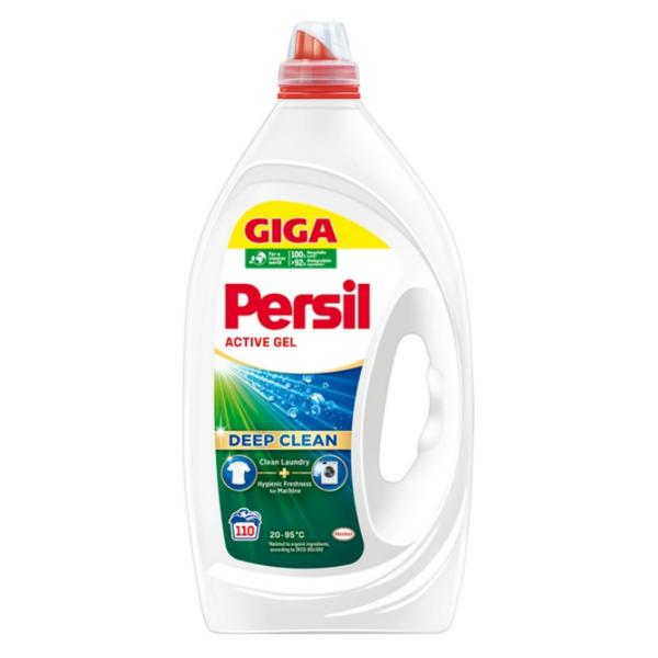 Detergent Lichid pentru Rufe - Persil Regular Active Gel Deep Clean, 110 spalari, 4950 ml