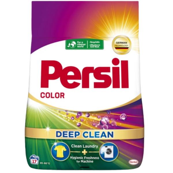 Detergent Pudra Automat pentru Rufe Albe si Colorate - Persil Powder Color Deep Clean, 1.02 kg