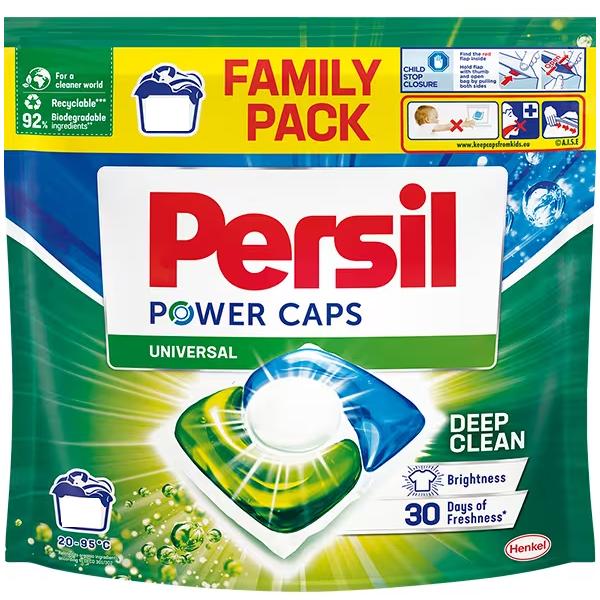 Detergent Universal Capsule - Persil Power Caps Universal Deep Clean, 74 buc