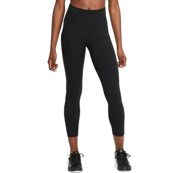 Colanti femei Nike One Mid-Rise 78 Mesh-Panelled Leggings DD0249-010, M, Negru