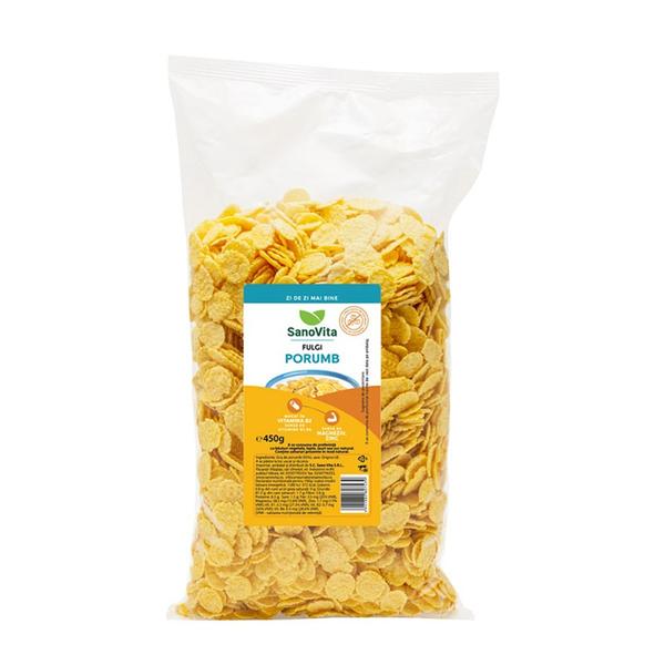 Fulgi de Porumb Fara Zahar Sano Vita, 450g