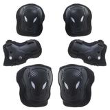 Set pentru copii, 6 x protectii pentru genunchi, coate si incheieturi (bicicleta, role, skateboard, patine)