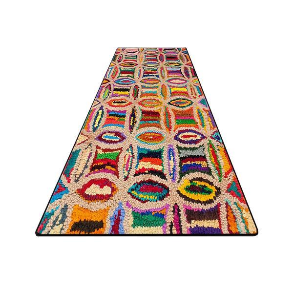 Covor pentru bucatarie Circulo, multicolor, lavabil, anti-alunecare, 80 x 150 cm