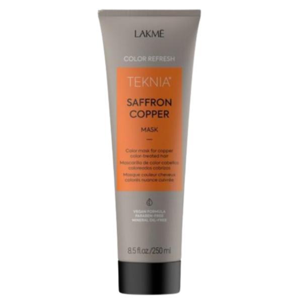 Masca coloranta pentru par aramiu, Lakme Teknia, Refresh Saffron Copper Treatment, 250ml