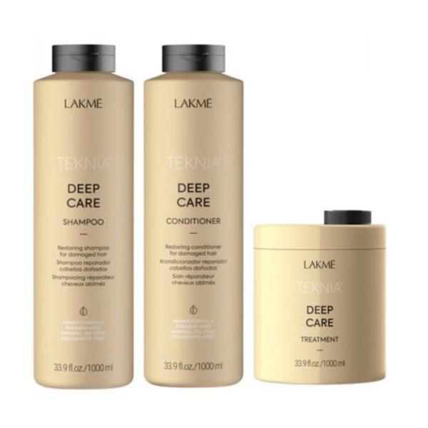 Set pentru repararea parului deteriorat, Lakme Teknia Deep Care