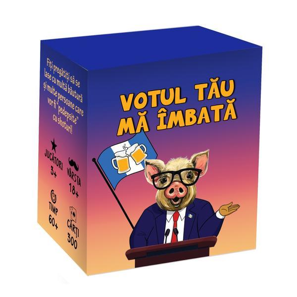 Joc de carti pentru petreceri - Votul tau ma imbata, limba romana, 300 intrebari, pentru 3-20 jucatori