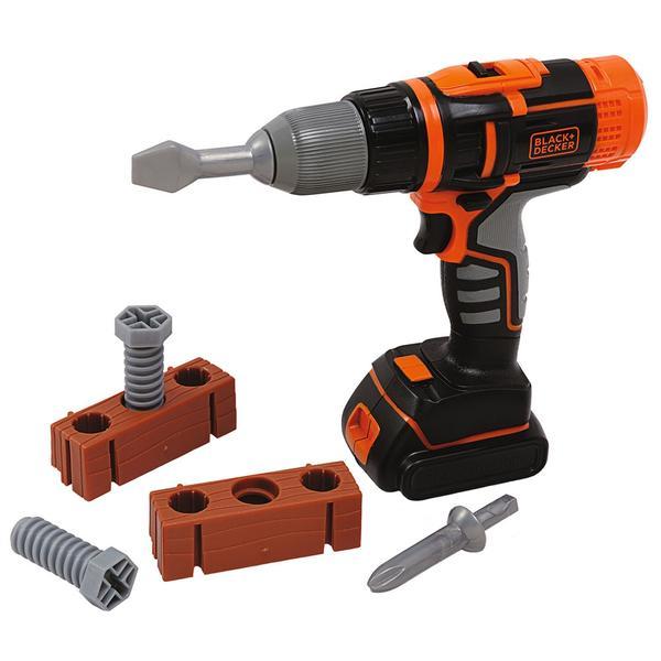 Jucarie Smoby Bormasina mecanica Black &amp; Decker cu accesorii