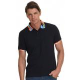 Tricou de barbati Splendid 45206009, L, bumbac, albastru