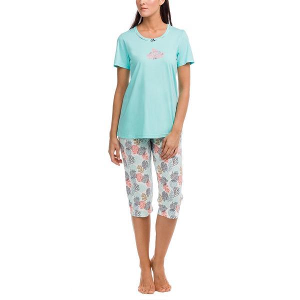 Pijama de dama Vamp 12051, S, bumbac, albastru