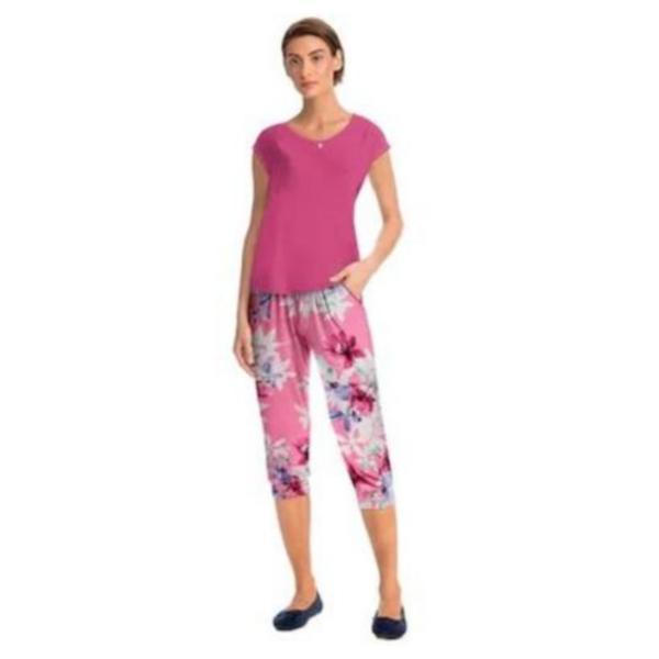 Pijama de dama Vamp 14928, L, modal, roz