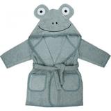 Halat de baie cu urechi Frog, Cu buzunare, Cu cordon, Bubaba, 4 - 6 ani, Marime 110/116, Green