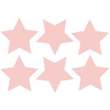 Sticker decorativ, Duragon,, Stelute, roz, 56 bucati, 7x6 cm