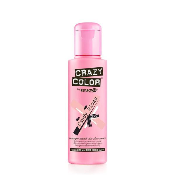 Crazy Color vopsea nuantatoare semipermanenta 100 ml - candy floss nr.65