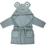 Halat de baie cu urechi Frog, Cu buzunare, Cu cordon, Bubaba, 9 - 24 luni, Marime 86/92, Green