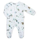 Romper cu maneca lunga de bumbac 100% (182031) Nicol 