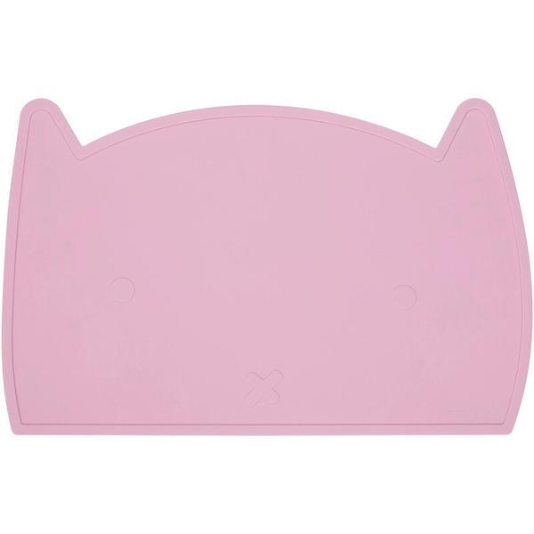 Covoras din silicon pentru diversificare, Fara BPA, Dimensiune 35 x 22 cm, FreeON, Kitty Pink