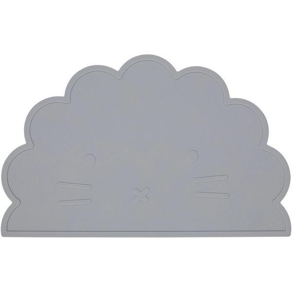 Covoras din silicon pentru diversificare, Fara BPA, Dimensiune 35 x 22 cm, FreeON, Lion Grey