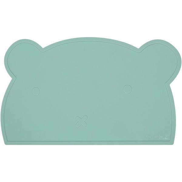 Covoras din silicon pentru diversificare, Fara BPA, Dimensiune 35 x 22 cm, FreeON, Bear Mint