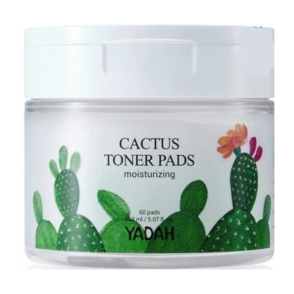 SHORT LIFE - Dischete Umede cu Toner Facial cu Extract de Cactus Yadah, 60 buc