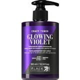 Toner Semi-Permanent - Crazy Toner Glowin Violet Black Professional, nuanta Violet, 300 ml