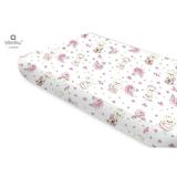 MimiNu - Cearceaf cu elastic, Din bumbac, Pentru pat 160x80 cm, Design, Pink Ballerina