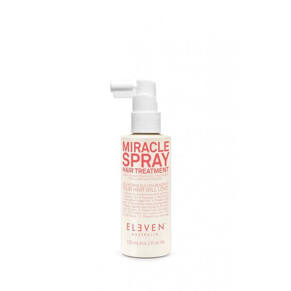 Tratament pentru par Eleven Australia Miracle Spray, Toate tipurile de par, 125ml