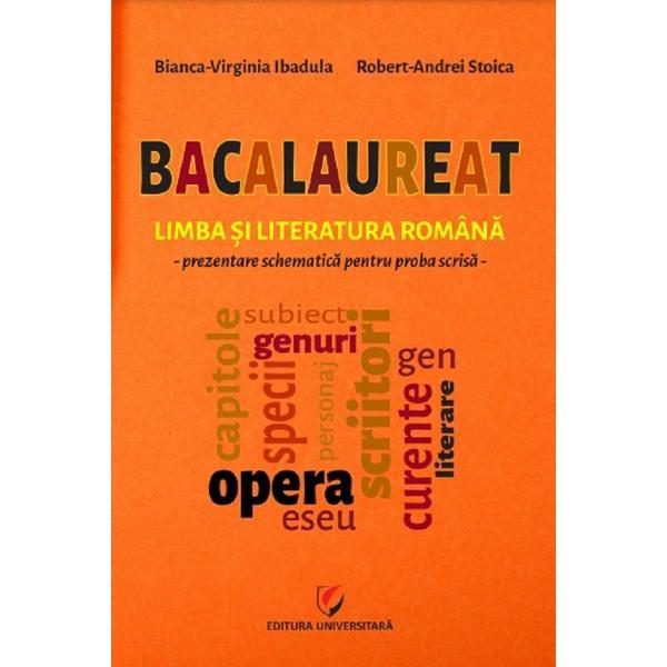 Bacalaureat. Limba si Literatura Romana. Prezentare Schematica - Bianca-virginia Ibadula