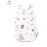 MimiNu - Sac de dormit pentru bebelusi, De iarna, Din bumbac, Cu fermoar lateral, Cu capse pe umar, 70 cm, 0 – 6 luni, 2.5 Tog, Baby Shower Pink 