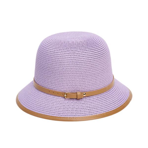 Palarie Malvina Paie Mov Lila Bucket-Hat