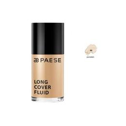 Fond de ten PAESE cu efect de lunga durata - Paese Long cover Fluid Fondation 00, Porcelain 30 ml