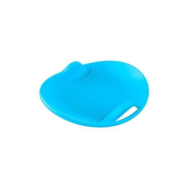 Sanie pentru copii, rotunda, din plastic, albastra, 60x59x11 cm, 12877