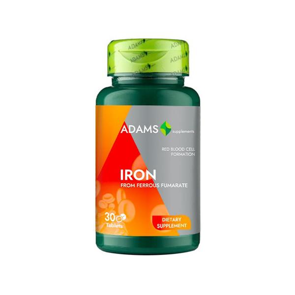 Fier 14mg Iron Adams Supplements, 30 tablete