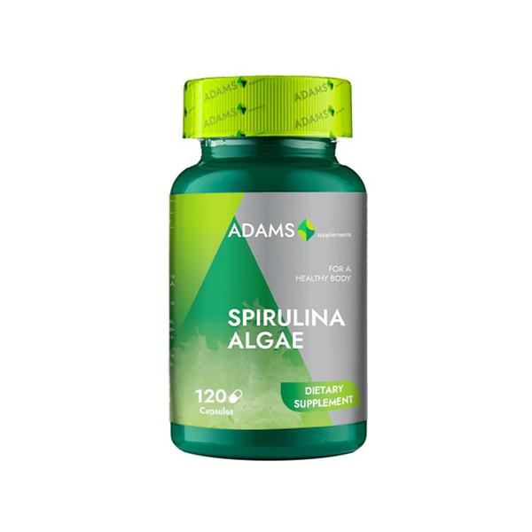 Alga Spirulina 400 mg Adams Supplements, 120 capsule