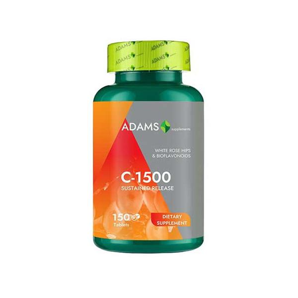 Vitamina C-1500 cu Macese Adams Supplements, 150 tablete