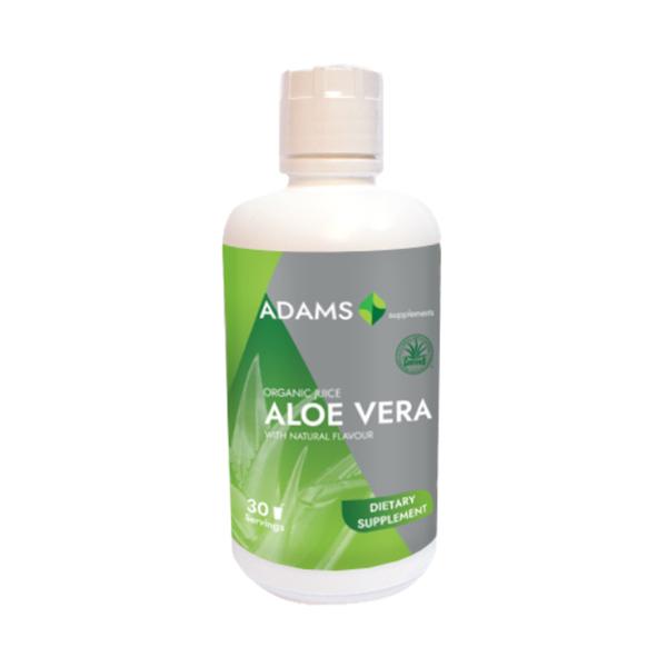 Suc Aloe Vera Adams Supplements Organic Juice, 946 ml