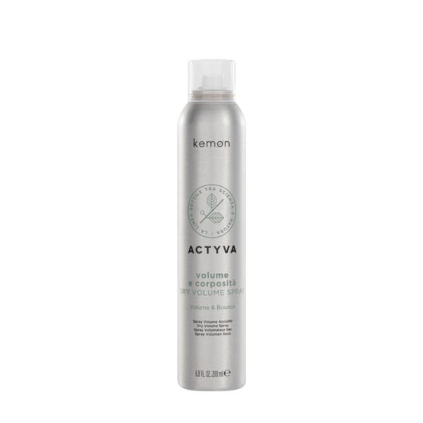 Spray Uscat pentru Volum - Kemon Actyva Volume e Corposit&agrave; Dry Spray Velian, 200 ml