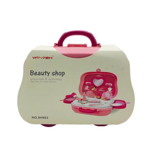 Set 16 accesorii de infrumusetare pentru fetite, Beauty Shop, Shop Like A Pro&reg;, Roz