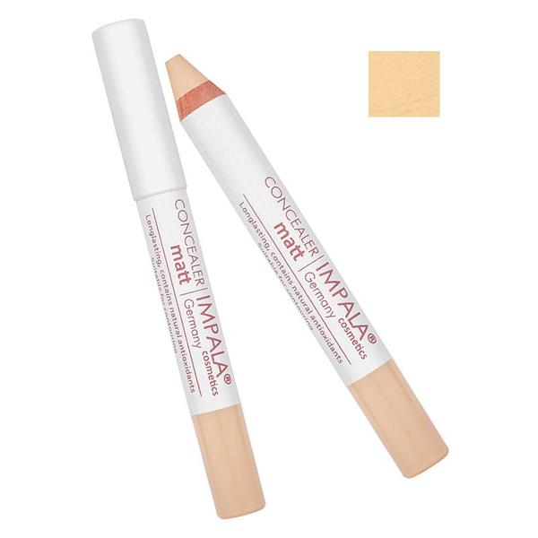 Creion Corector Mat Concealer Impala, Nuanta 11 Pale Yellow, 2.49 g