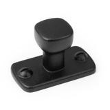 Buton pentru mobila Firm, finisaj negru texturat, L:45,8 mm