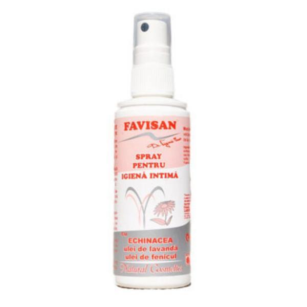 SHORT LIFE - Spray pentru Igiena Intima cu Echinacea Faviintim Favisan, 100ml